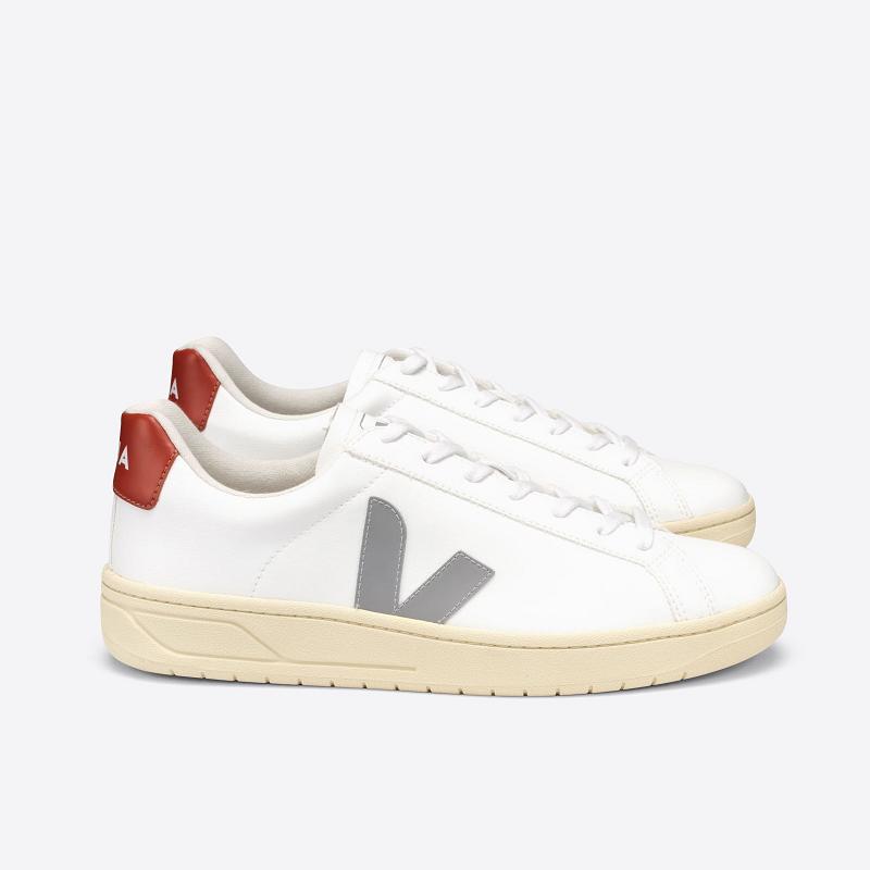 Tenis Veja Mujer Outlet - Urca Zapatillas Blancas Gris ES2038566